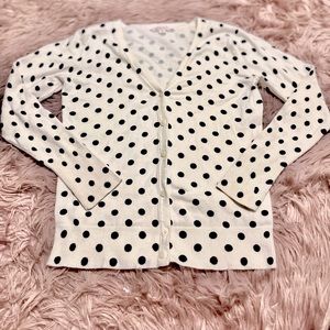 Polka dot MERONA long sleeve cardigan